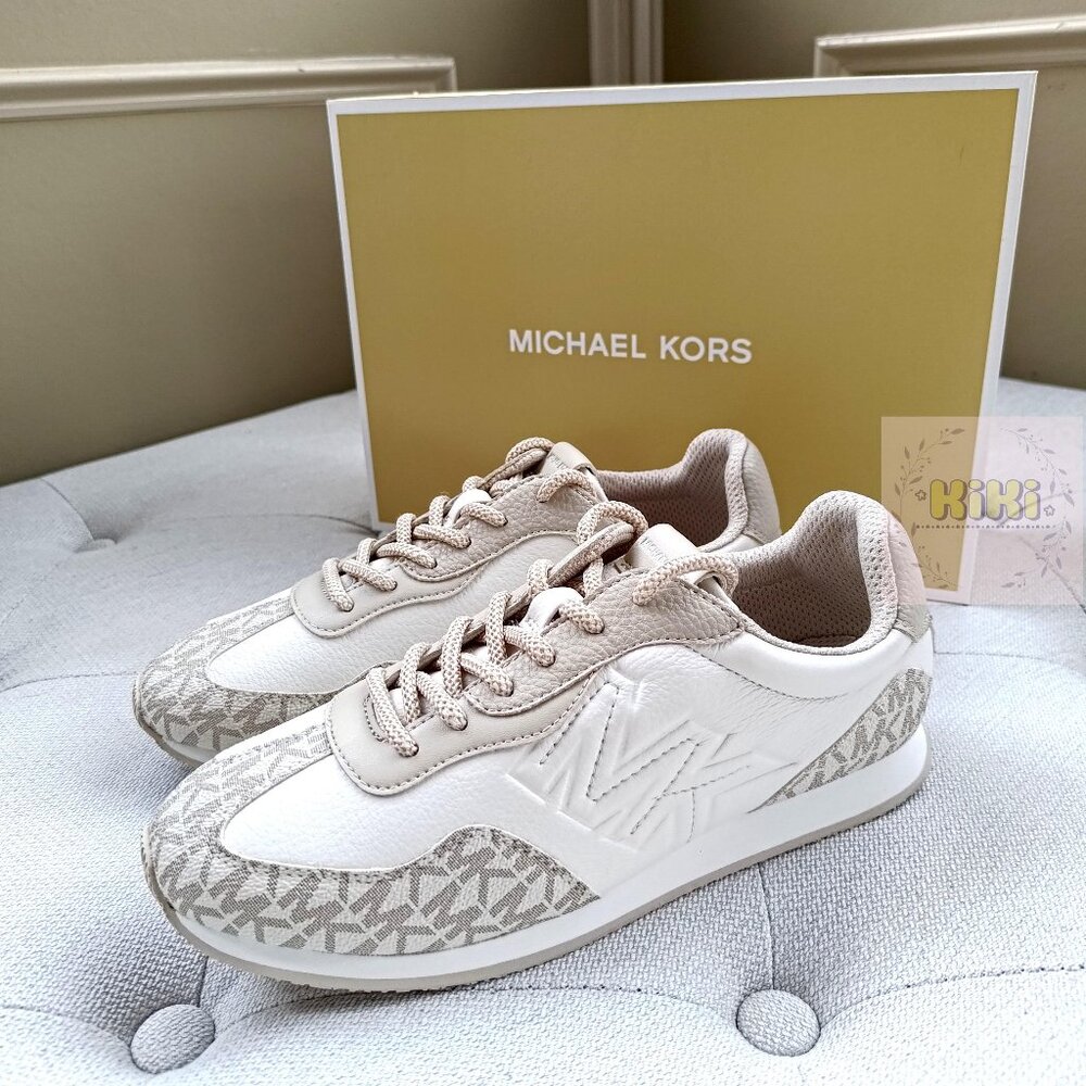 Michael Kors Essex Mixed-Media Trainer